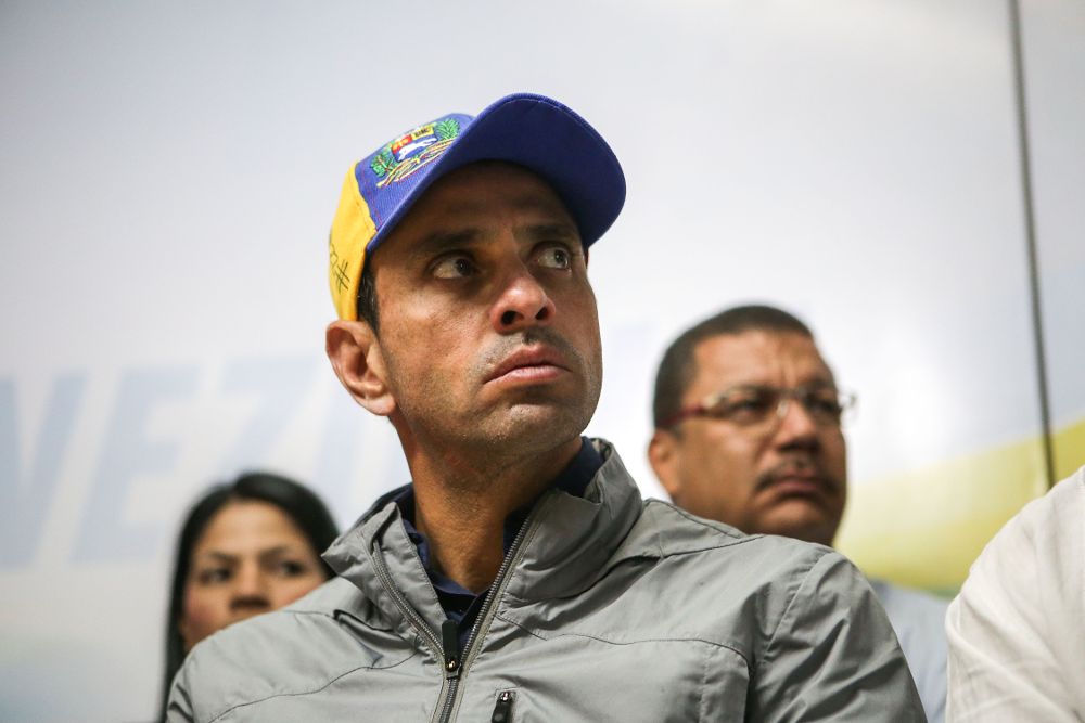 Henrique Capriles (c).