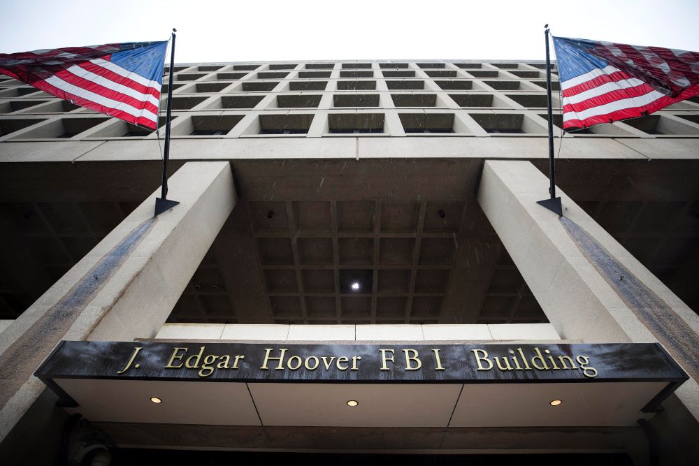 Vista del exterior de la sede de la Oficina Federal de Investigación (FBI) en Washington.