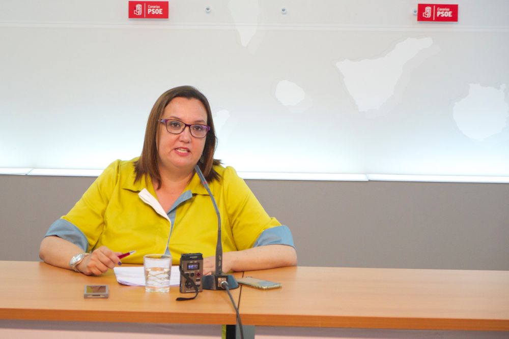 Marian Franquet, responsable de Organización de la gestora del PSOE en Canarias, ha dado los datos de las primarias en las Islas.