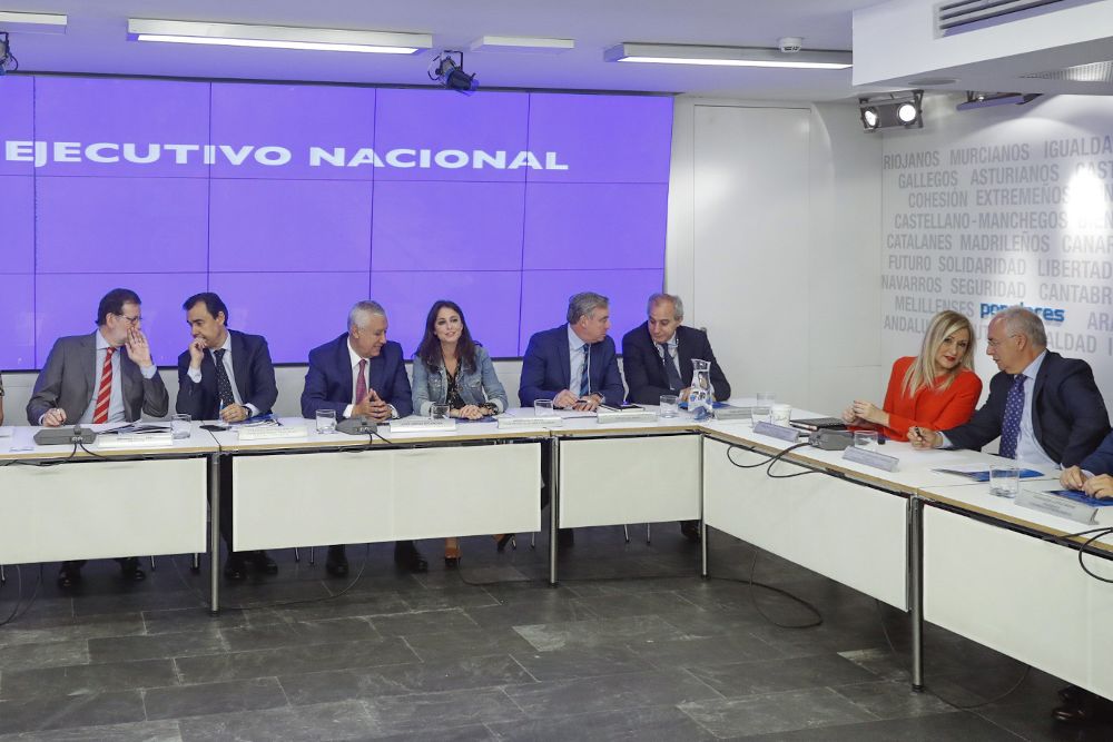 Reunión del Comité Ejecutivo Nacional del PP que, entre otros asuntos, ha aprobado la oficina del Cargo Popular.