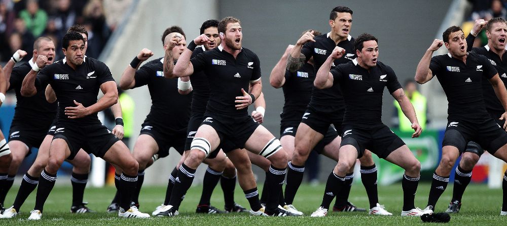 2011, de los jugadores de la selección masculina de rugby de Nueva Zelanda, conocida como los "All Blacks".