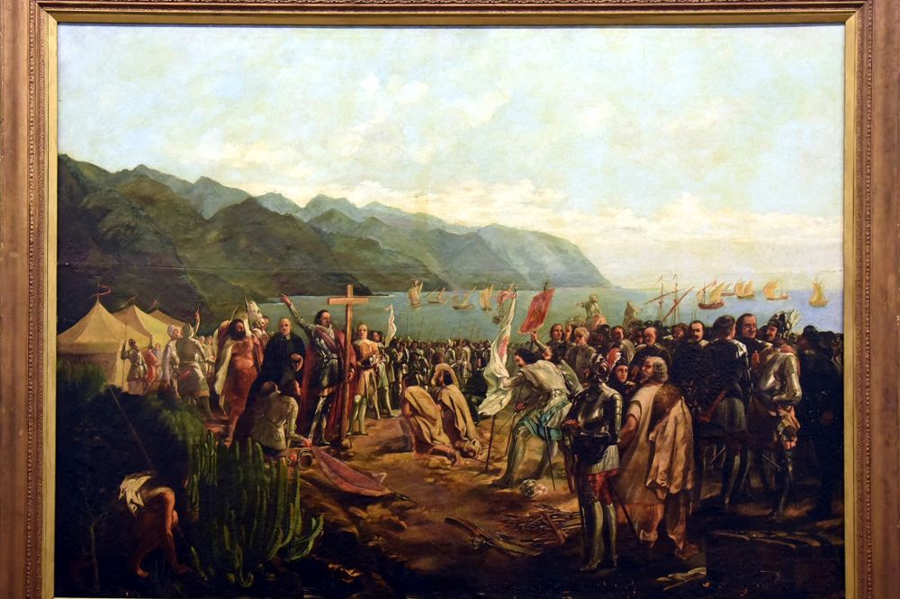 "Fundación de Santa Cruz de Tenerife", una de las obras más emblemáticas de Gumersindo Robayna.