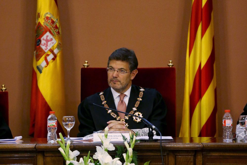 El ministro de Justicia, Rafael Catalá.