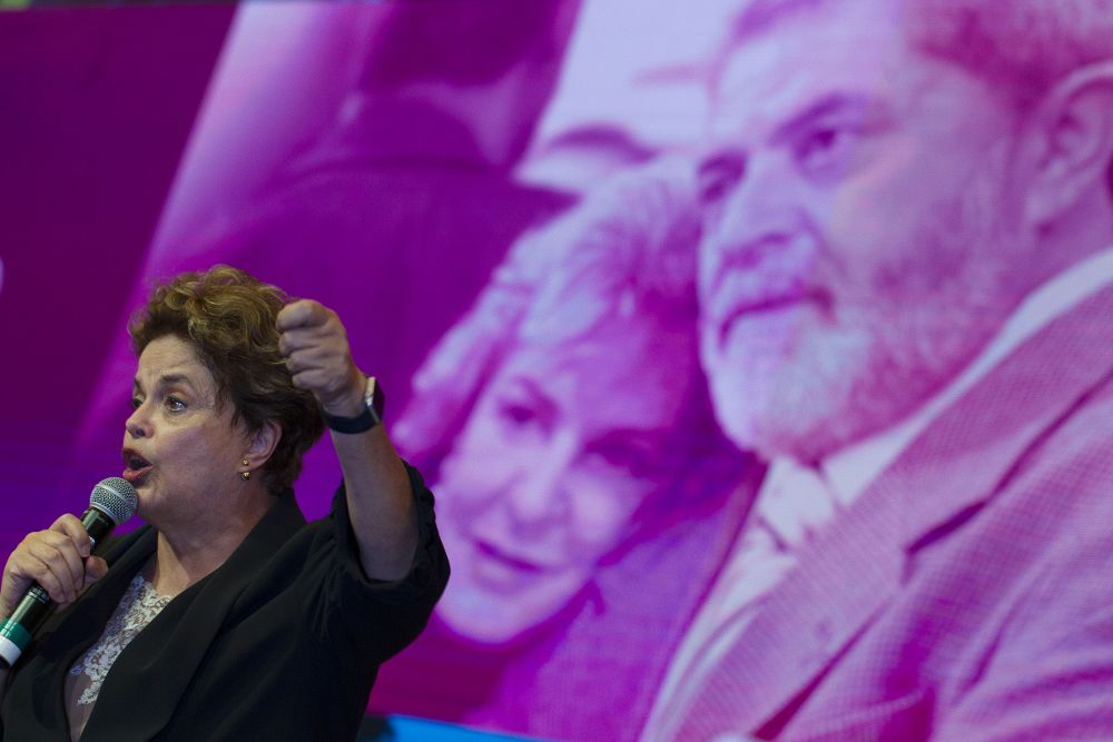 La ex presidenta de Brasil Dilma Rousseff.