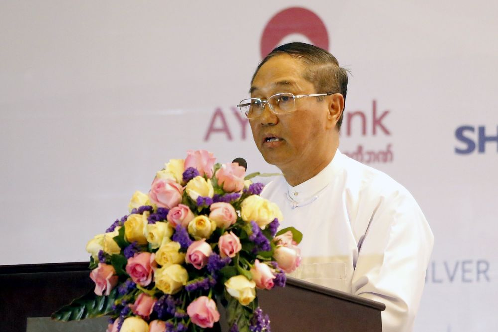 El vicepresidente birmano, Myint Swe.