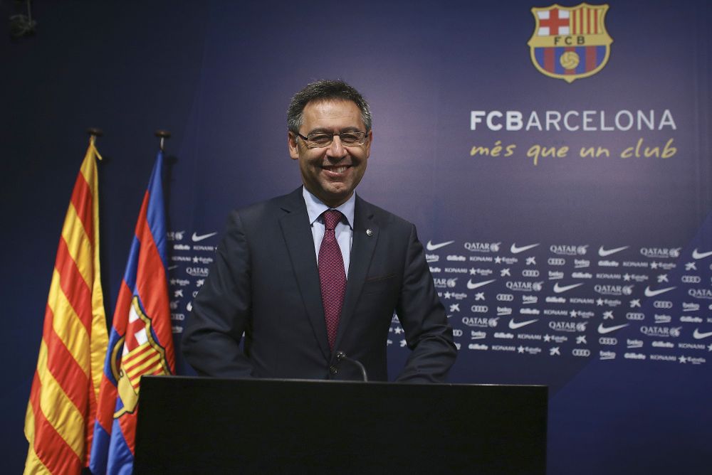 El presidente del FC Barcelona, Josep Maria Bartomeu.