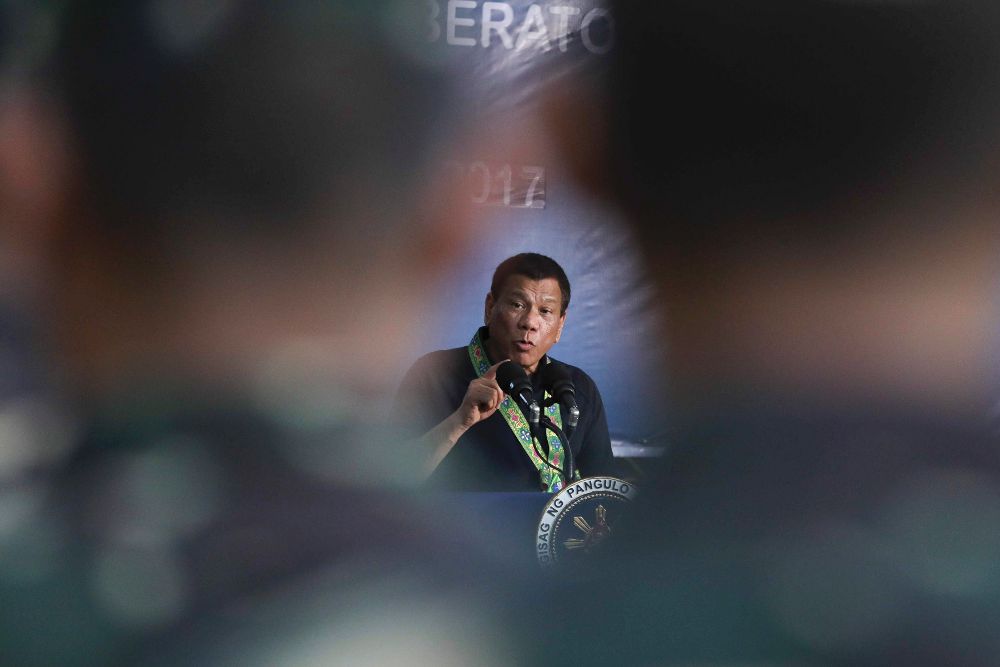 El presidente del país, Rodrigo Duterte.