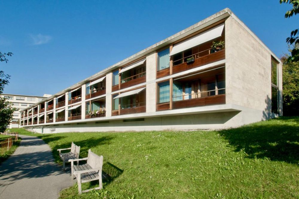 Apartamentos para jubilados diseñados por Peter Zumthor en Suiza.