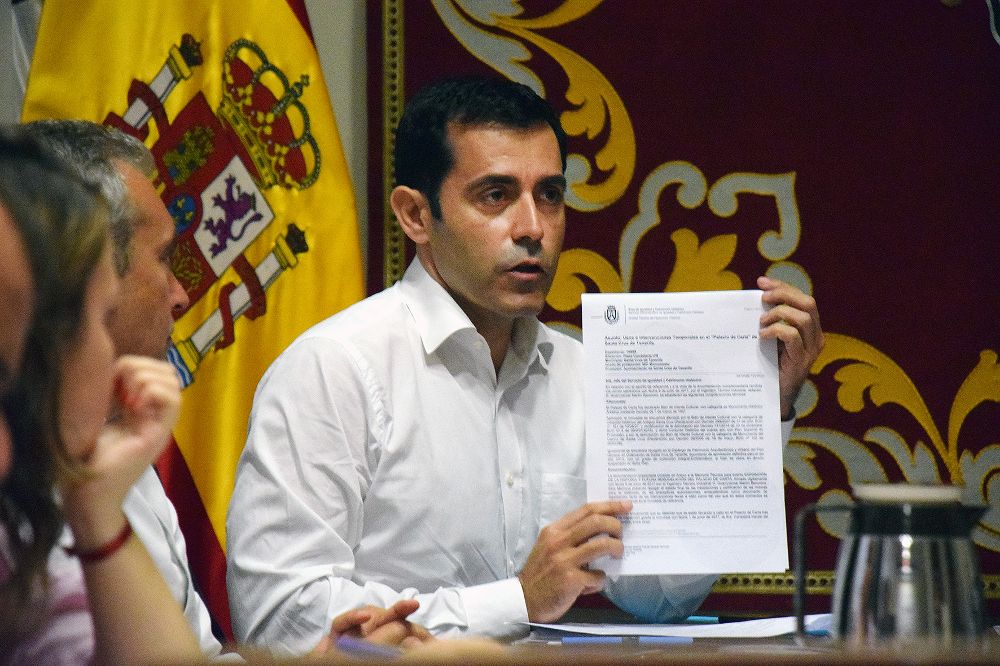 El concejal de Hacienda, Juan José Martínez, uno de los señalados por Sí se Puede.