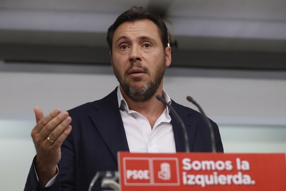 El nuevo portavoz de la ejecutiva del PSOE, Óscar Puente.