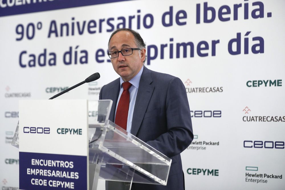 El presidente de Iberia, Luis Gallego.