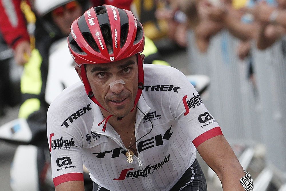 El ciclista español Alberto Contador del Trek Segafredo.