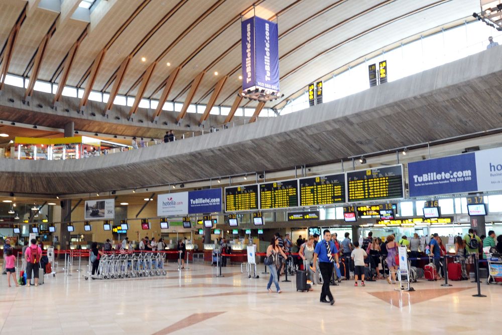 Terminal del aeropuerto Tenerife Norte.