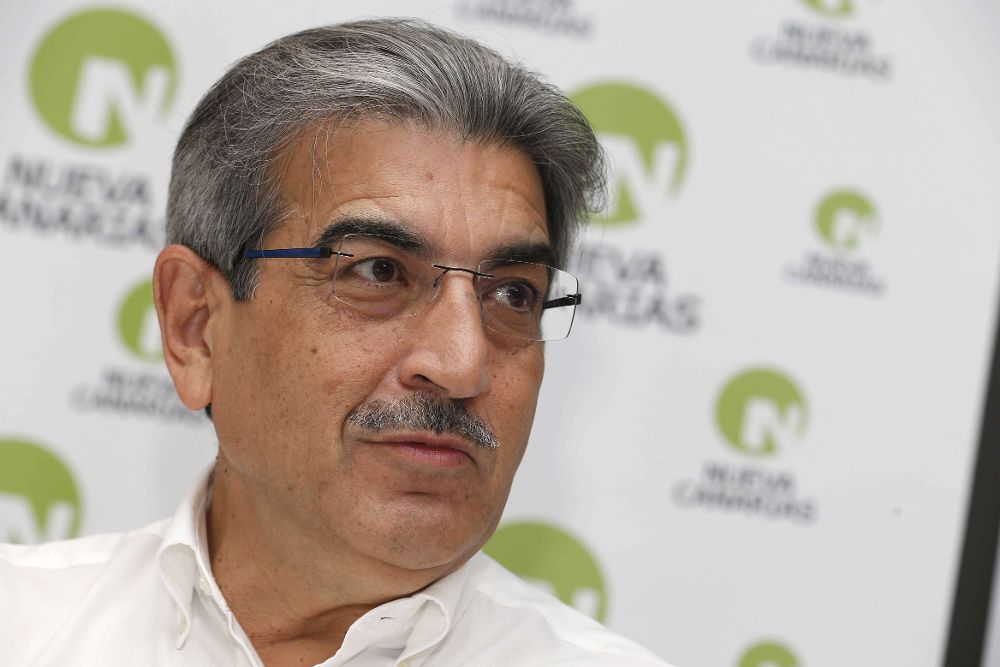 El presidente de Nueva Canarias (NC), Román Rodríguez.