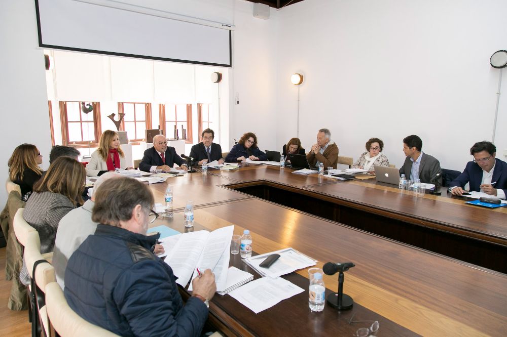 Una reunión del Consejo Social de la Universidad de La Laguna de marzo de este año.