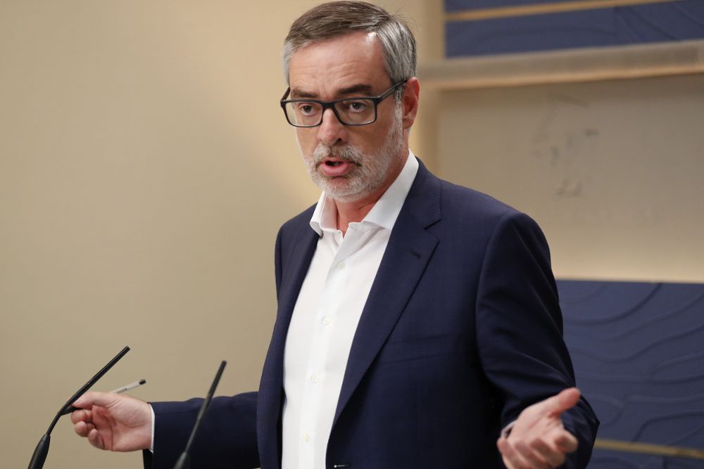 El secretario general de Ciudadanos, José Manuel Villegas, comenta la declaración de Mariano Rajoy.