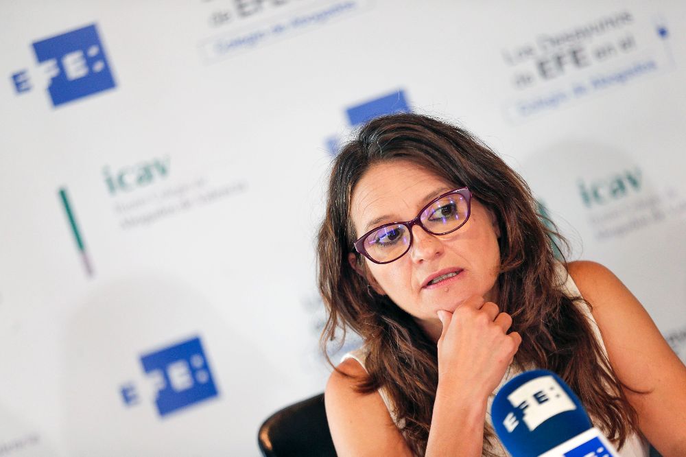 La vicepresidenta del Consell, Mónica Oltra.