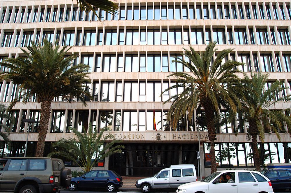 Sede de la Agencia Tributaria en Santa Cruz de Tenerife.