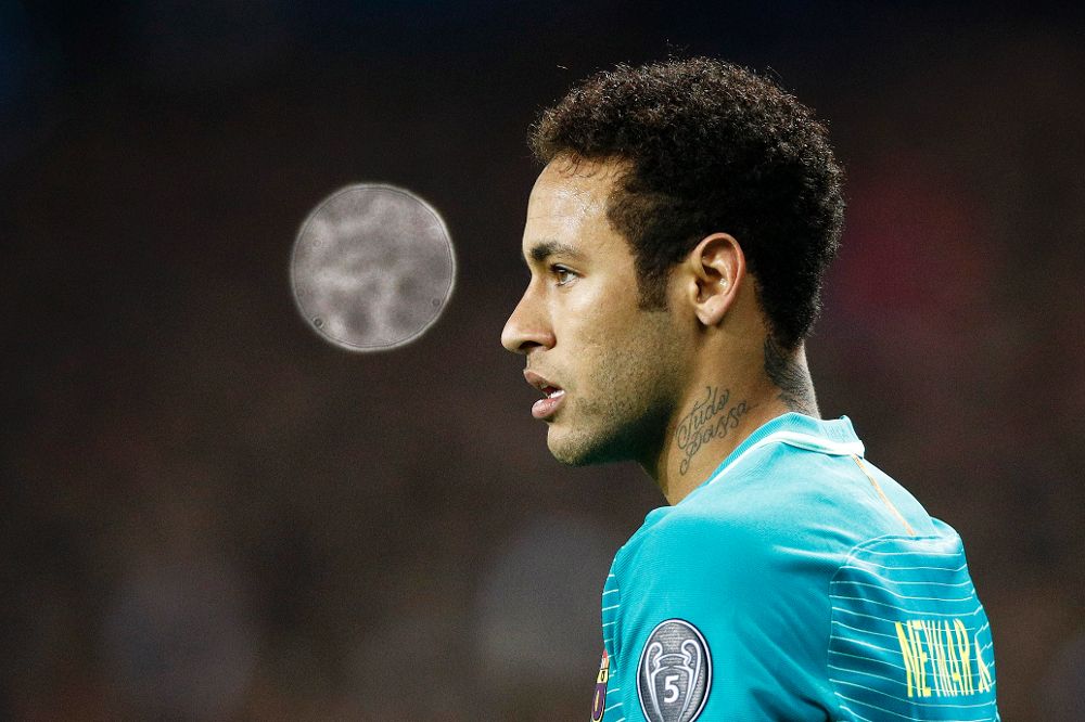 El delantero brasileño Neymar, a punto de dejar el Barcelona.