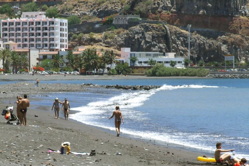 Playa de San Sebastián de La Gomera en una imagen reciente.