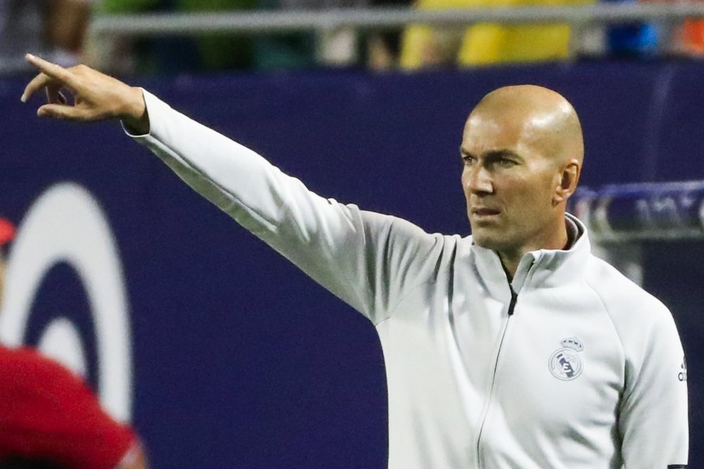 Zinedine Zidane, entrenador del Real Madrid.
