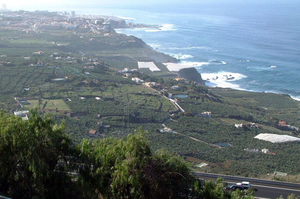 Panorámica de El Rincón, en el Valle de La Orotava.