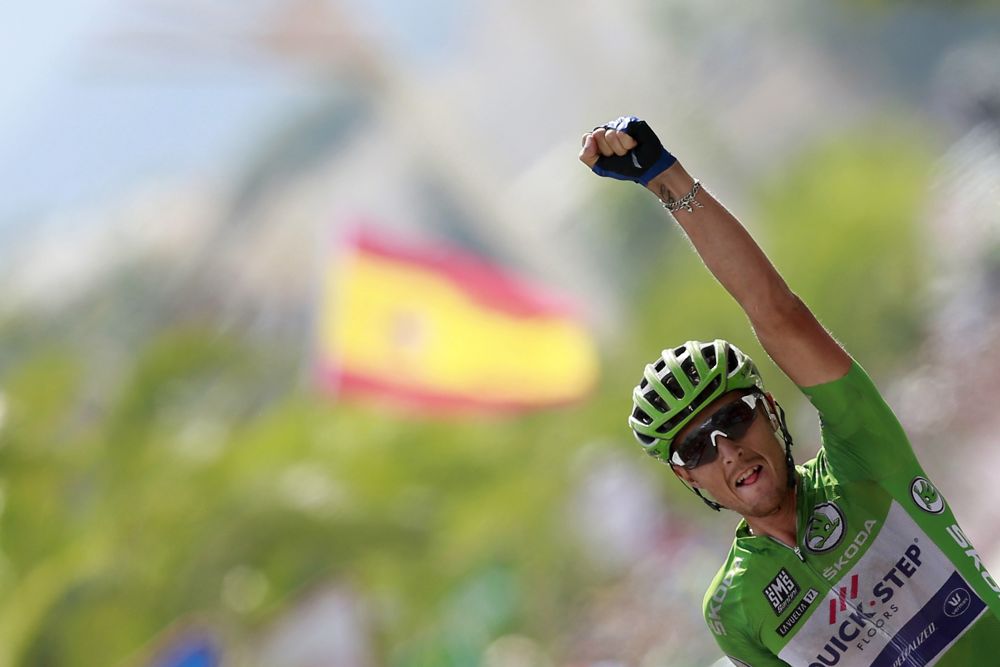 El ciclista italiano del equipo Quick Step Matteo Trentín se ha proclamado el vencedor de la décima etapa de la Vuelta Ciclista a España.