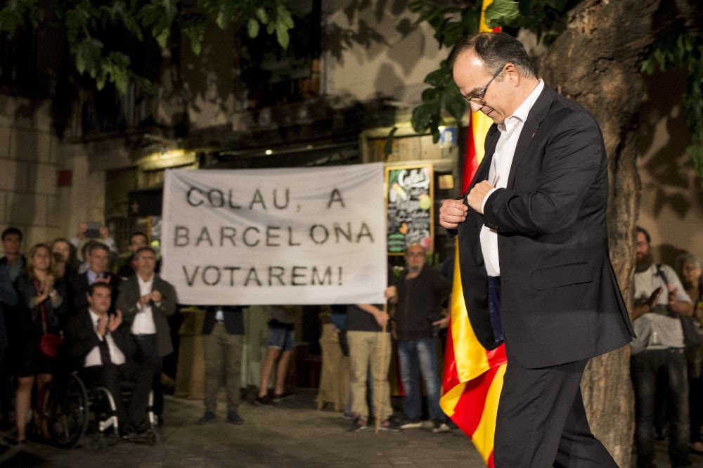 El conseller de Presidéncia de la Generalitat de Cataluña Jordi Turull.