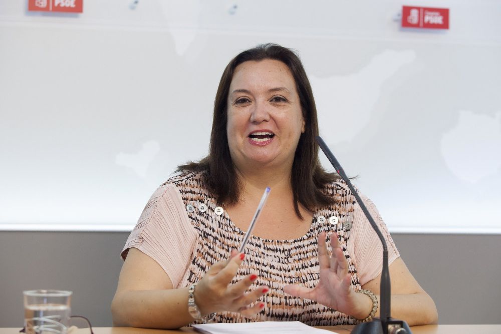 La responsable de Organización de la Comisión Gestora del PSOE de Canarias, Marián Franquet.