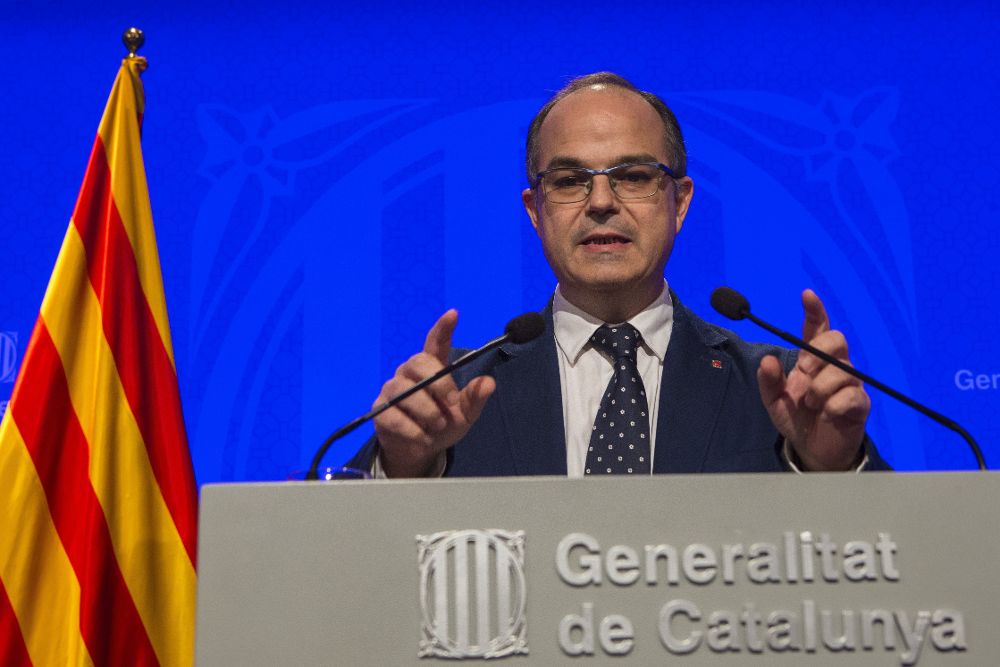 El portavoz del Gobierno de la Generalitat Jordi Turull.