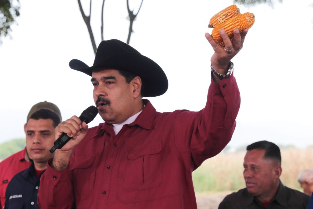 Nicolás Maduro en un acto de gobierno el miércoles en Caracas.