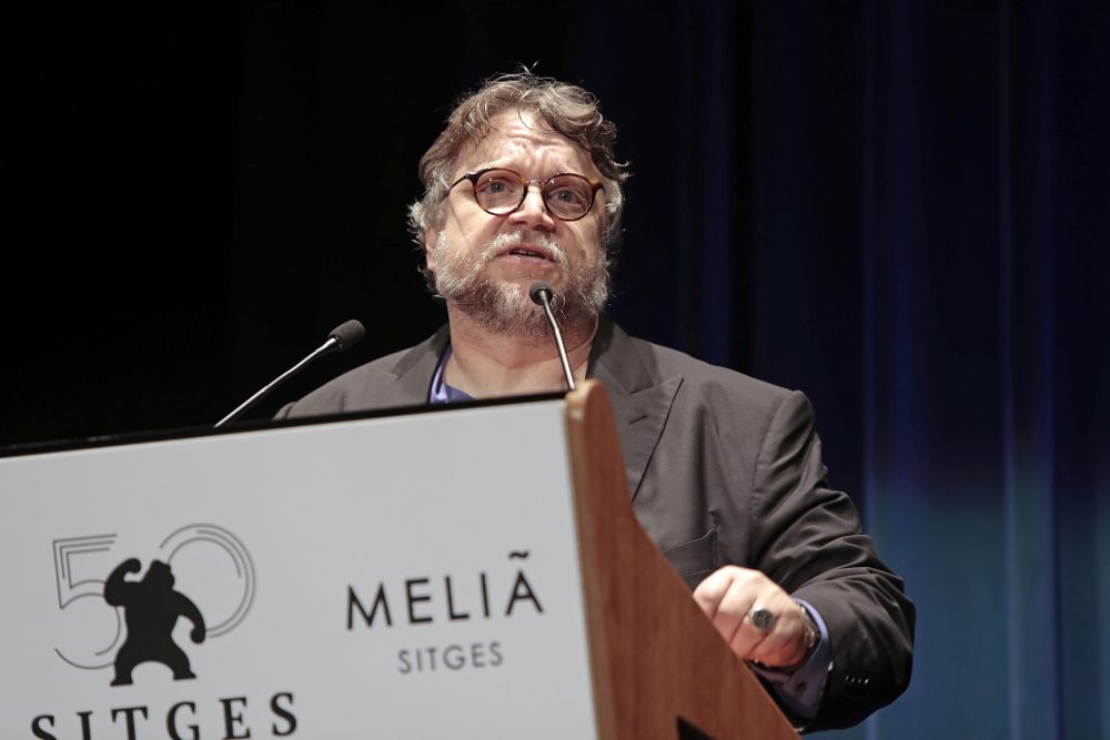 El director mexicano Guillermo del Toro, durante la ceremonia de inauguración del Festival de Cine Fantástico de Sitges.