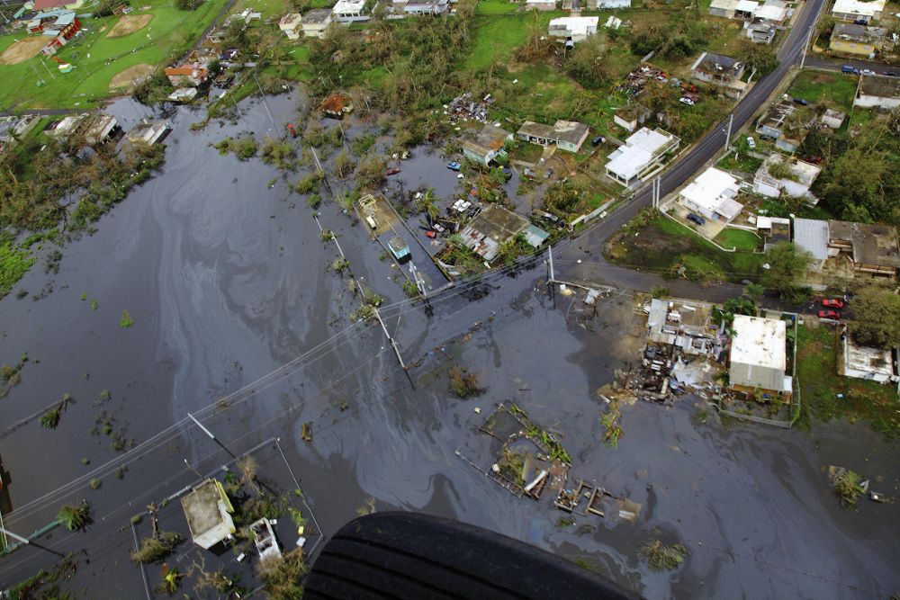 Daños tras el paso del huracán María en Puerto Rico, el 23 de septiembre.