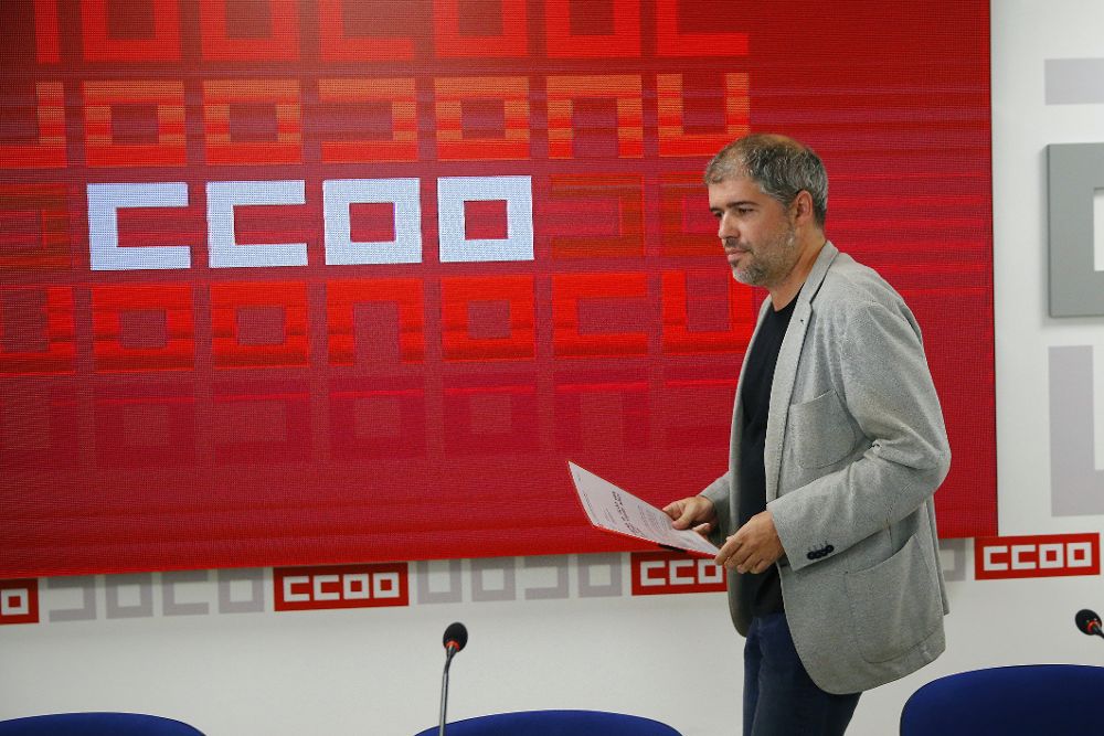 El secretario general de CCOO, Unai Sordo.