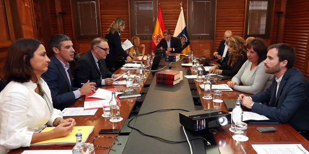 Consejo de Gobierno celebrado hoy en Las Palmas de Gran Canaria.