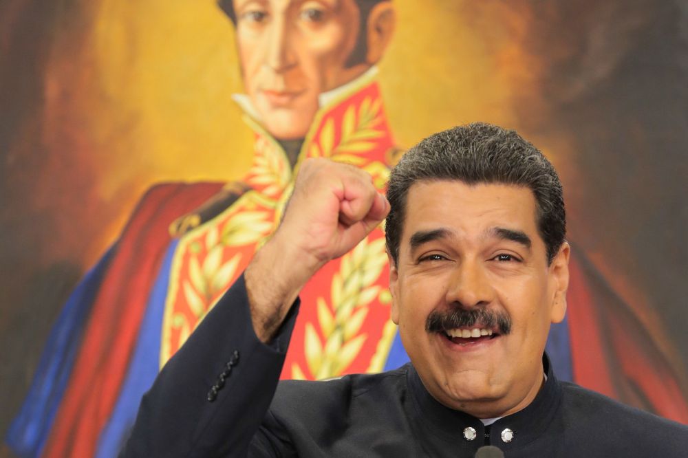 Fotografía cedida por la Oficina de Prensa de Miraflores, del presidente de Venezuela, Nicolás Maduro.