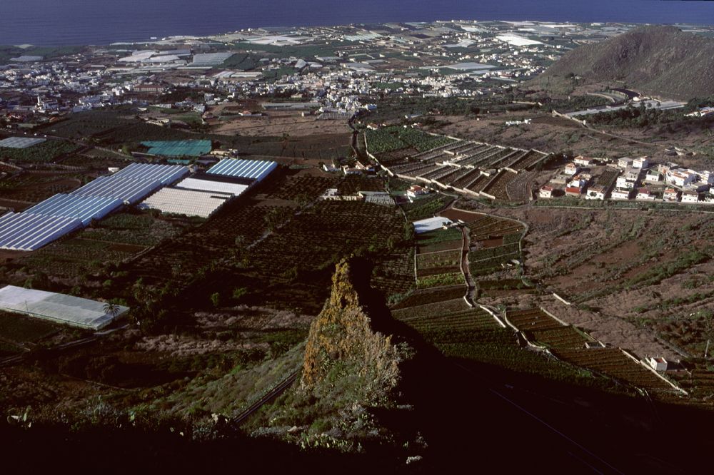 Vista general de Valle de Guerra, en el municipio de La laguna.