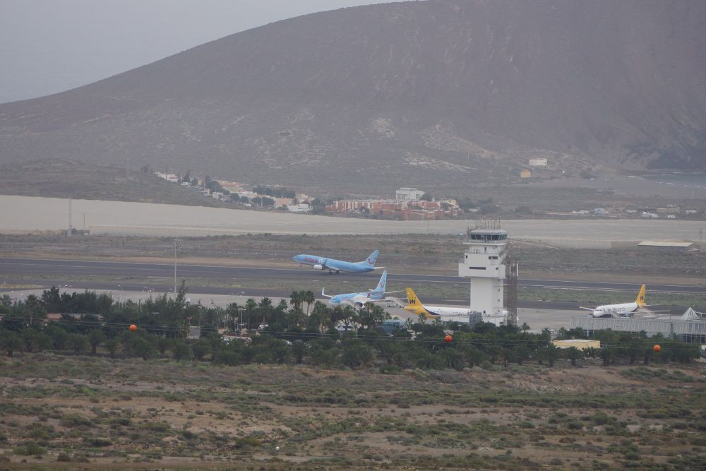 La nueva línea aérea operará desde el aeropuerto Tenerife Sur (en la imagen).