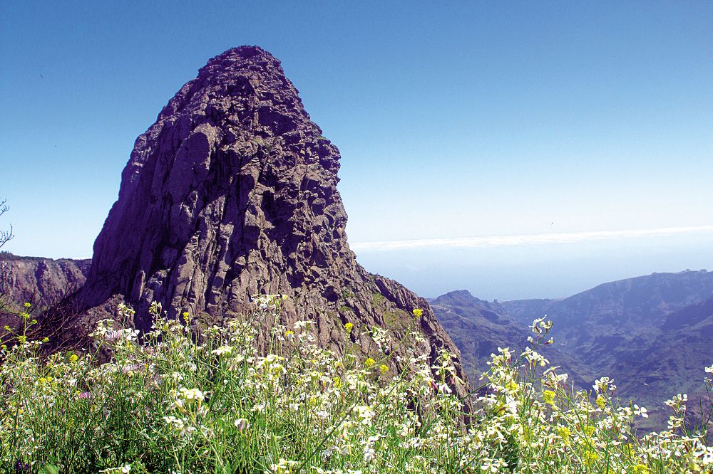 Vista del parque nacional de Garajonay, en La Gomera.