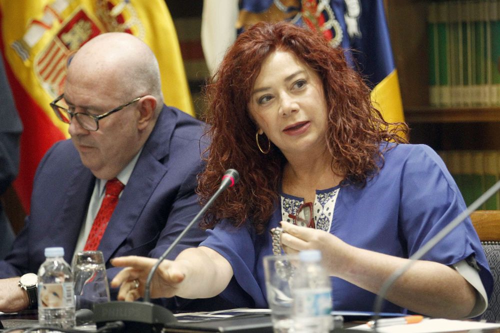 La presidenta de la Zona Especial Canaria (ZEC), Beatriz Barrera.