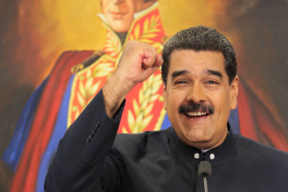 Fotografía cedida por la Oficina de Prensa de Miraflores, del presidente de Venezuela, Nicolás Maduro.
