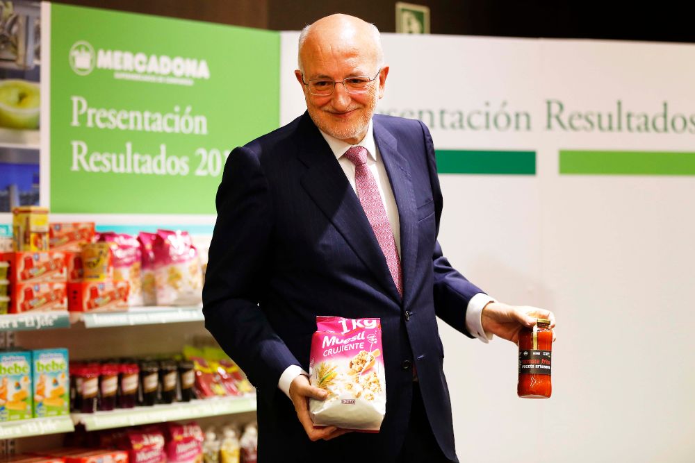 Juan Roig, presidente de Mercadona, es el tercero en la lista de ricos españoles.