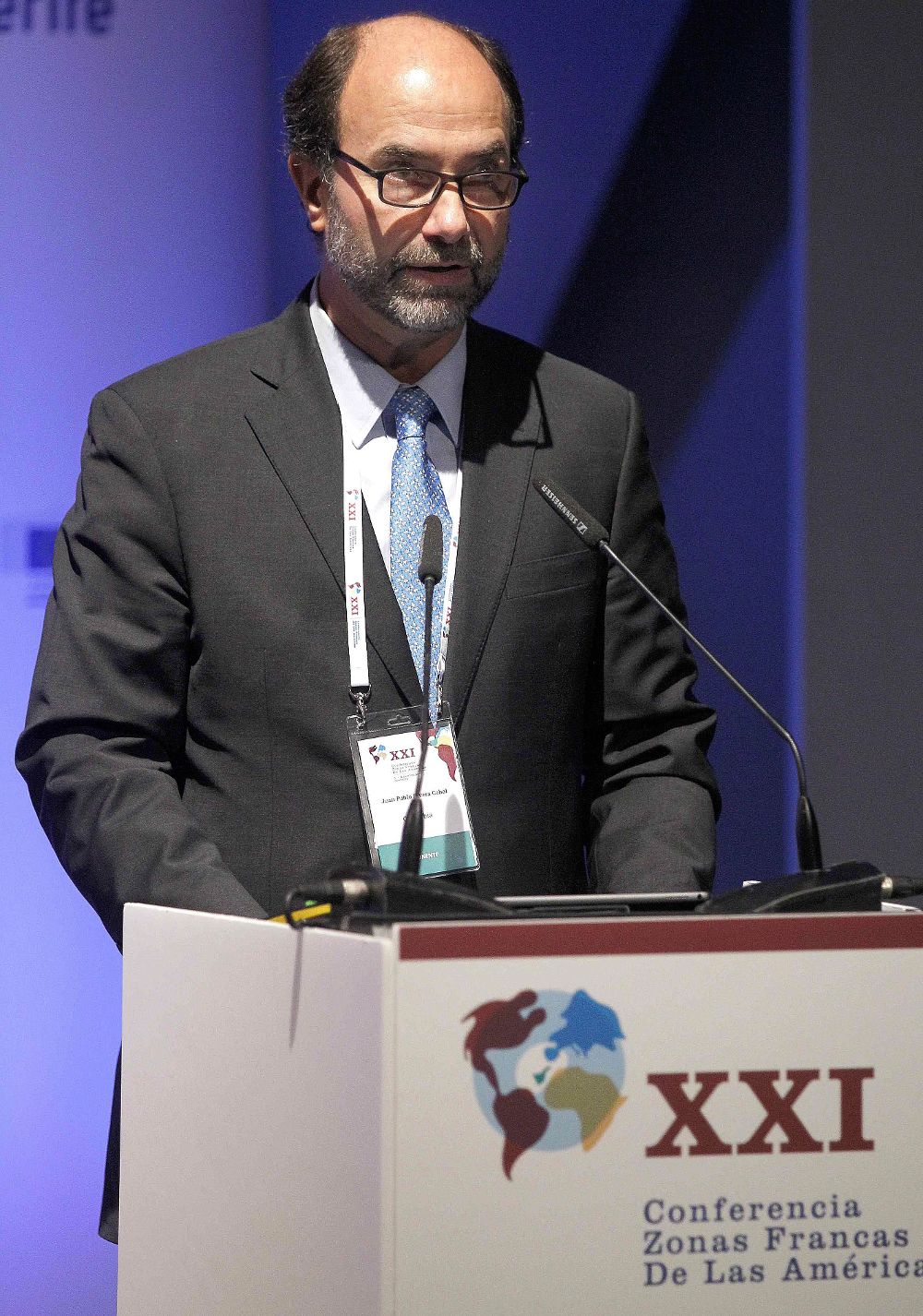 El presidente de la Asociación de Zonas Francas de las Américas (AZFA), Juan Pablo Rivera.
