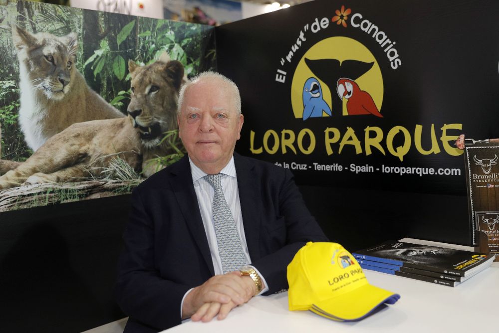 El presidente de Loro Parque, Wolfgang Kiessling.