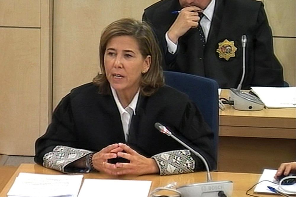 La fiscal Concepción Sabadell al finalizar su informe en el juicio del caso de corrupción política Gürtel.