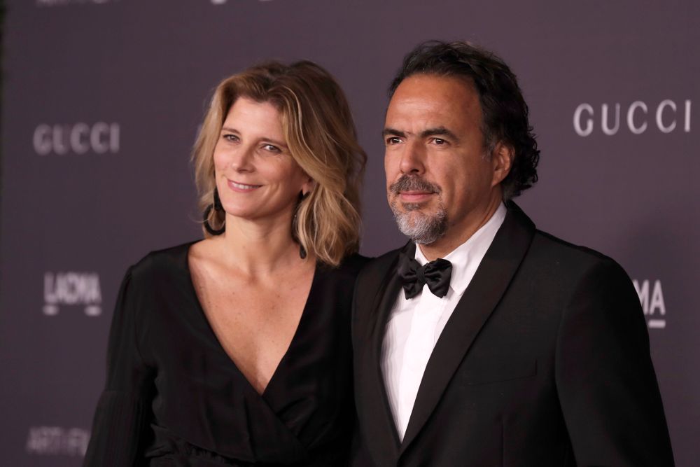 Iñárritu y su mujer, María Eladia Hagerman.