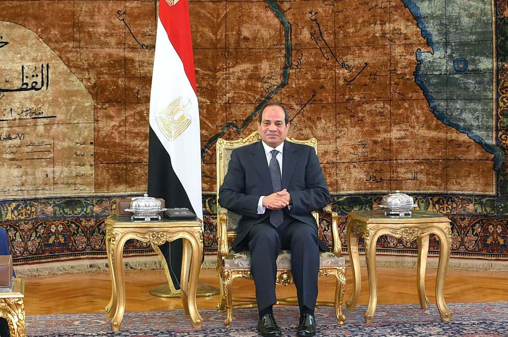 Abdel Fattah al-Sisi, presidente de Egipto.