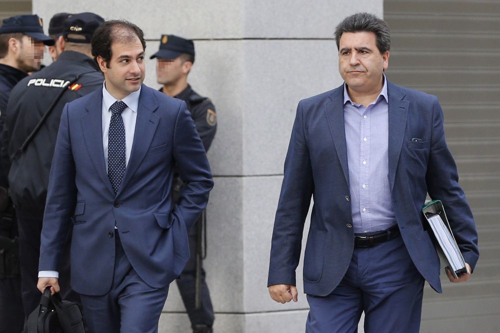 El empresario arrepentido del caso Púnica, David Marjaliza (d), exsocio de Francisco Granados.