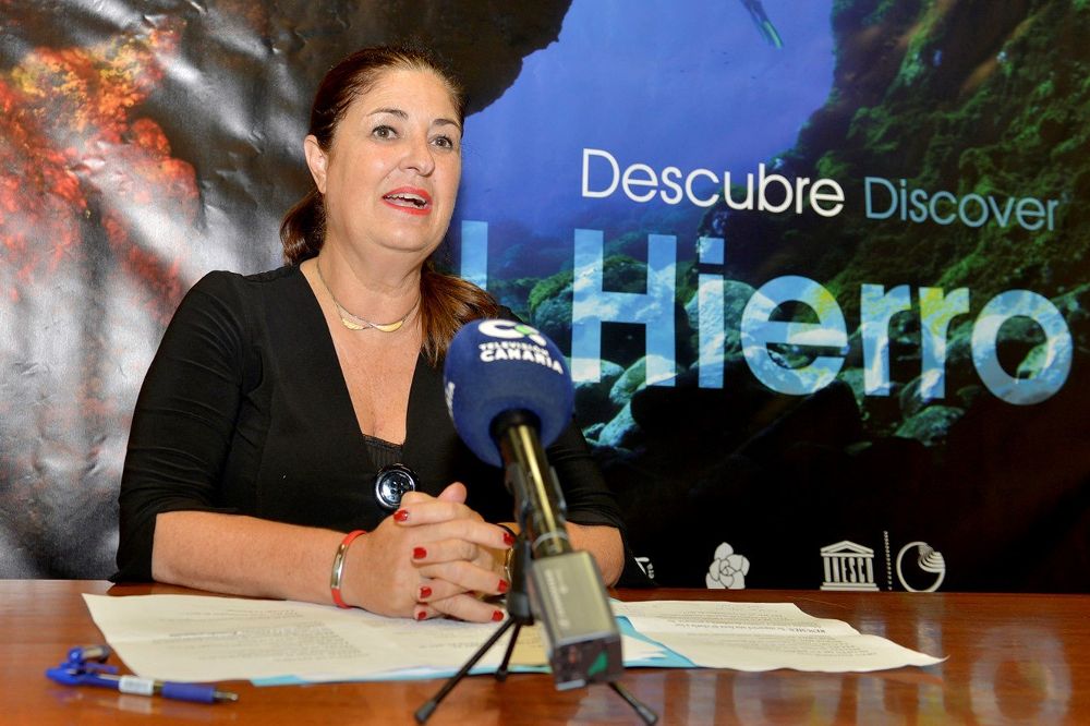 La presidenta y consejera de Turismo del Cabildo de El Hierro, Belén Allende.