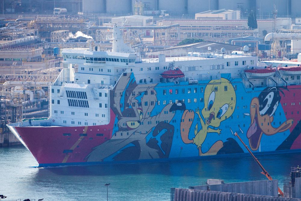 El crucero ''Moby Dada''.
